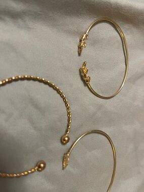 Delicate Gold Open Cuff Bracelet - Women’s Fashion Jewelry new